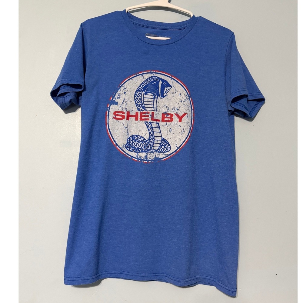 Carroll Shelby Cobra T Shirt Men's Medium Blue Official Licensed 2407